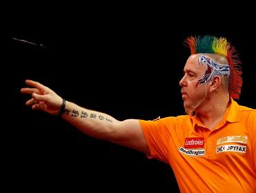 It should be a straightforward win for Peter Wright today